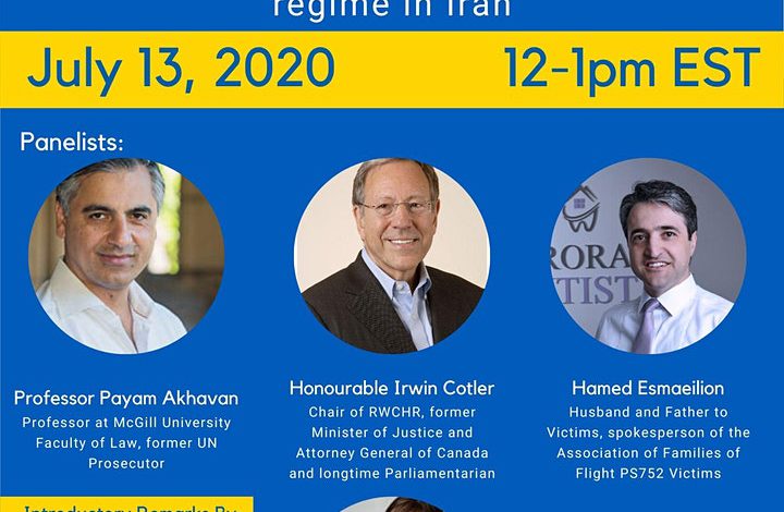 Webinar, Justice and Accountability : bombing of flight 752 by the regime in Iran