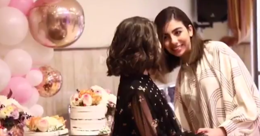 Roja Omidakhsh in a Birthday Party