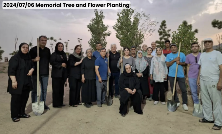 Tree and Flower Planting Tribute in Tehran